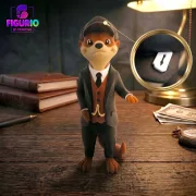 Personalisierbarer Erdmännchen-Stifthalter | Stilvolle Deko, Büro Organizer & Aufbewahrung | Figurio