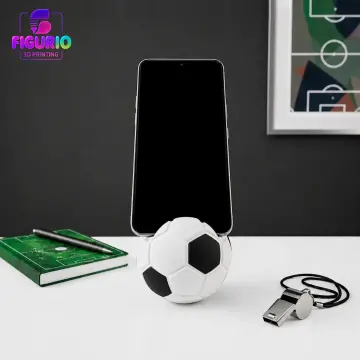 Handyhalter Fußball | Smartphone Ständer, Schreibtisch Deko, Fußballdeko | Figurio